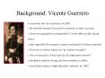 Background: Vicente Guerrero