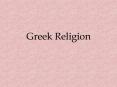 Greek Religion
