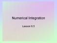 Numerical Integration