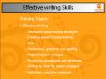 Effective Writing Skills