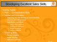Developing Excellent Selling Skills