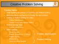 Creating Problem Solving Techniques