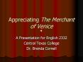 Appreciating The Merchant of Venice