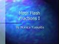 Math Flash Fractions I