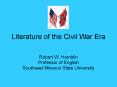 Literature of the Civil War Era