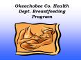 Okeechobee Co. Health Dept. Breastfeeding Program