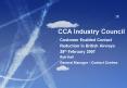 Customer Enabled Contact Reduction in British Airways 28th February 2007 Rob Hall General Manager Co