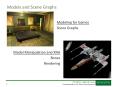 Models and Scene Graphs