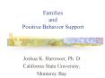 Families and Positive Behavior Support