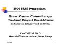 Breast Cancer Chemotherapy Treatment, Design,