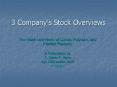 3 Companys Stock Overviews