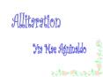 Allitaration
