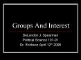 Groups And Interest