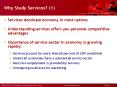 Why Study Services 1
