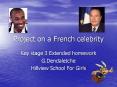 Project on a French celebrity