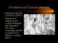 Evolution of TaoismDaoism
