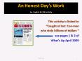 An Honest Days Work An English