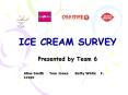 ICE CREAM SURVEY