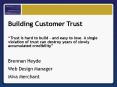 Building Customer Trust