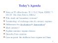 Todays Agenda