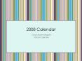 2008 Calendar
