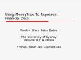 Using MoneyTree To Represent Financial Data