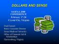 DOLLARS AND SENSE