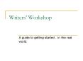 Writers Workshop