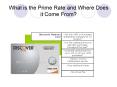 What is the Prime Rate and Where Does it Come From