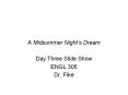 A Midsummer Night
