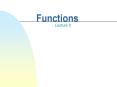 Functions