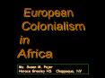 European Colonialism in Africa