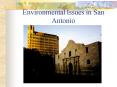 Environmental Issues in San Antonio