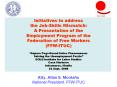 Initiatives to address the Job-Skills Mismatch: A Presentation of the Employment Program of the Federation of Free Workers (FFW-ITUC)  