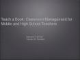 Teach a Book: Classroom Management for