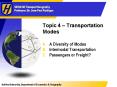 Topic 4 Transportation Modes