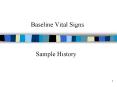 Baseline Vital Signs