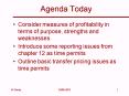 Agenda Today