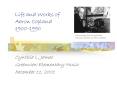 Life and Works of Aaron Copland 19001990