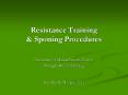 Resistance Training