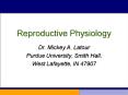 Reproductive Physiology