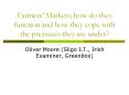 Farmers Markets how do they function and how they cope with the pressures they are under
