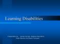 Learning Disabilities