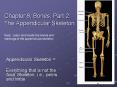 Chapter 8, Bones, Part 2: The Appendicular Skeleton