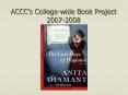 ACCCs Collegewide Book Project 20072008