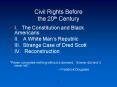 Civil Rights Before the 20th Century