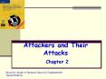 Attackers and Their Attacks Chapter 2