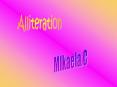 Alliteration