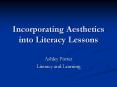 Incorporating Aesthetics into Literacy Lessons