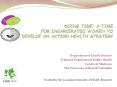 DOING TIME: A TIME FOR INCARCERATED WOMEN TO DEVELOP AN ACTION HEALTH STRATEGY